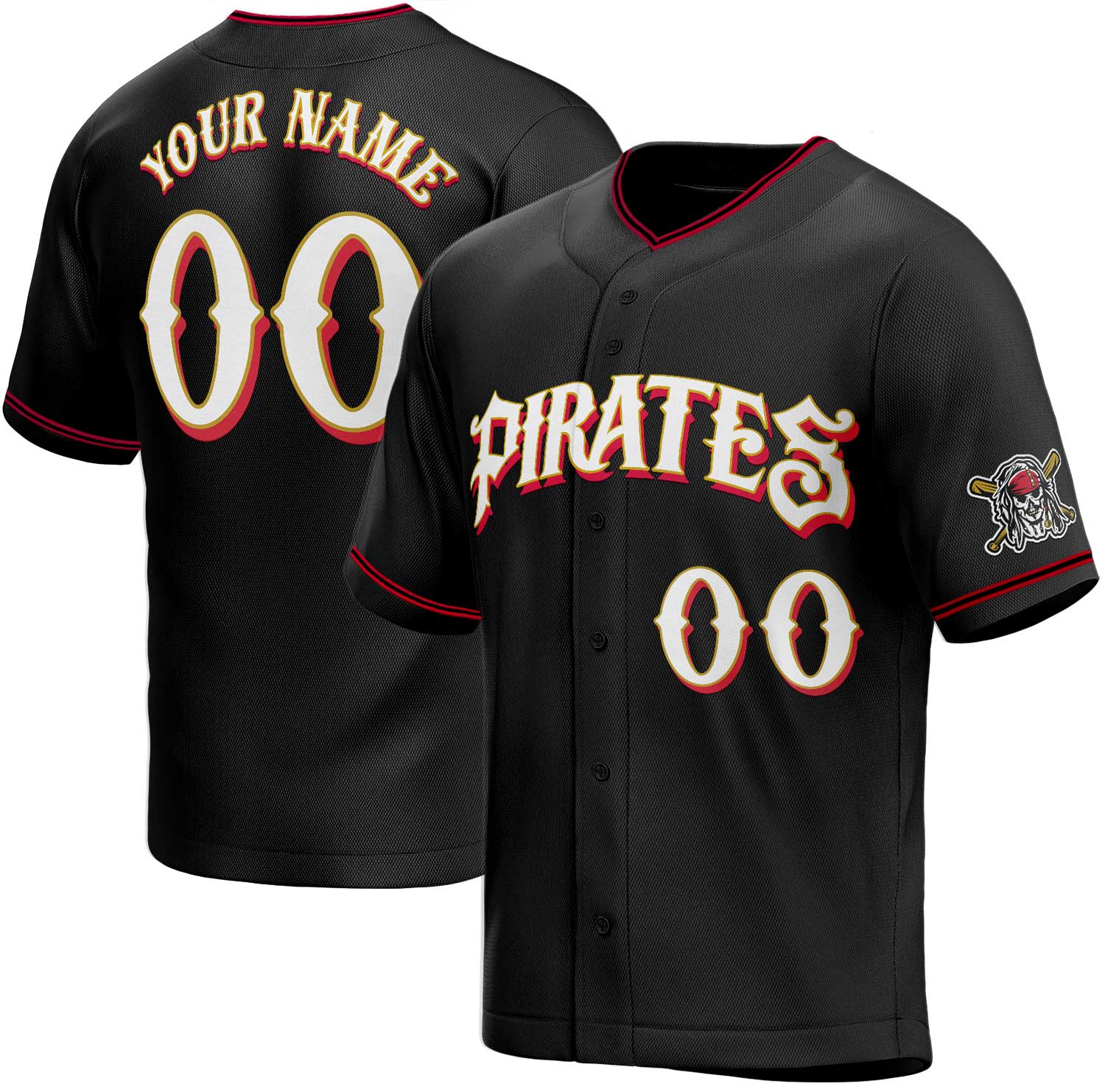 custom pirates baseball jersey