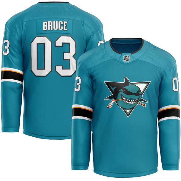 Sharks Bruce Hockey Jersey