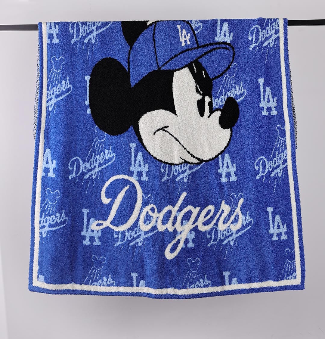 Baseball Head Blanket -Blue