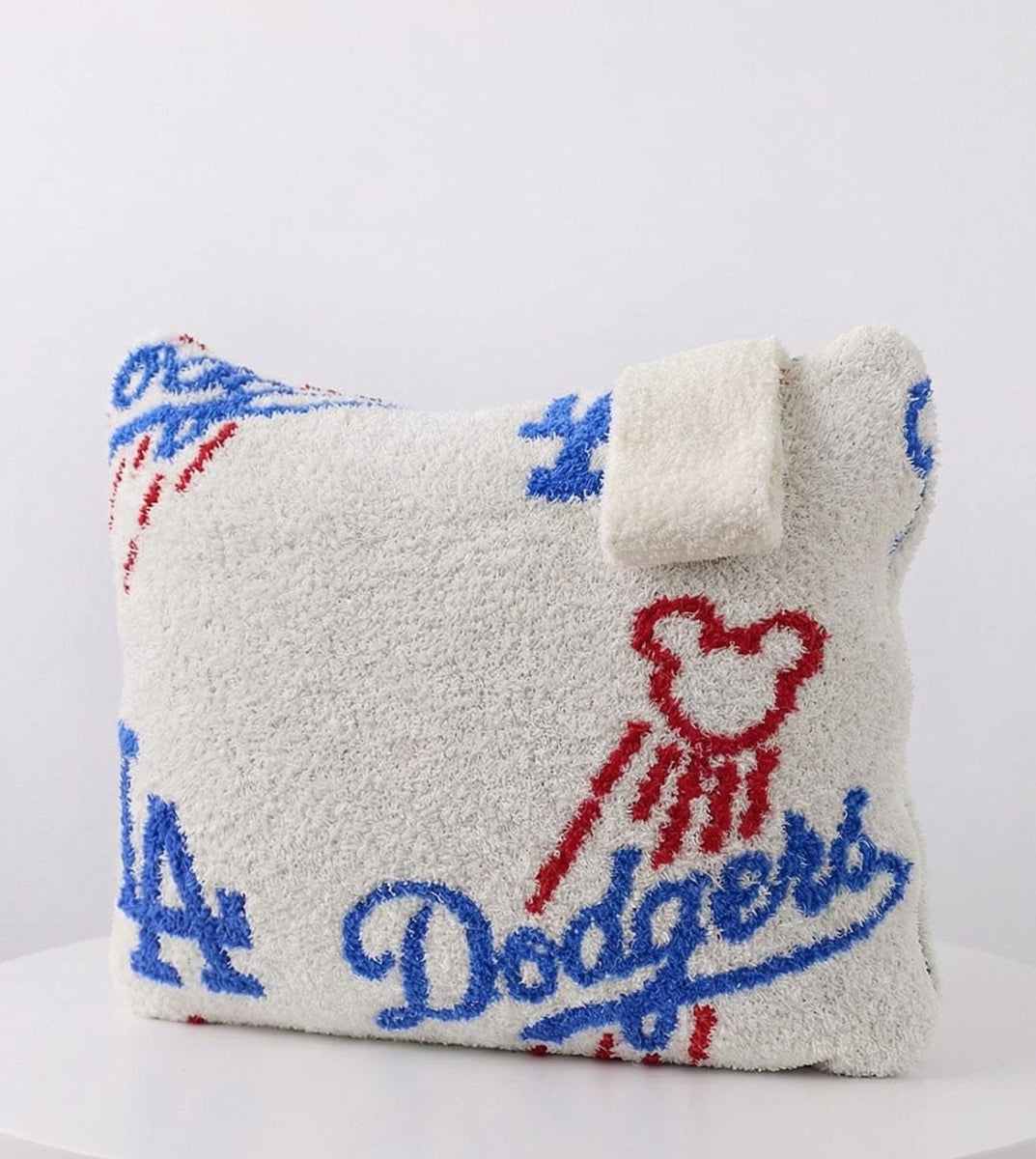 Mickey Dodger Pattern Travel Blanket