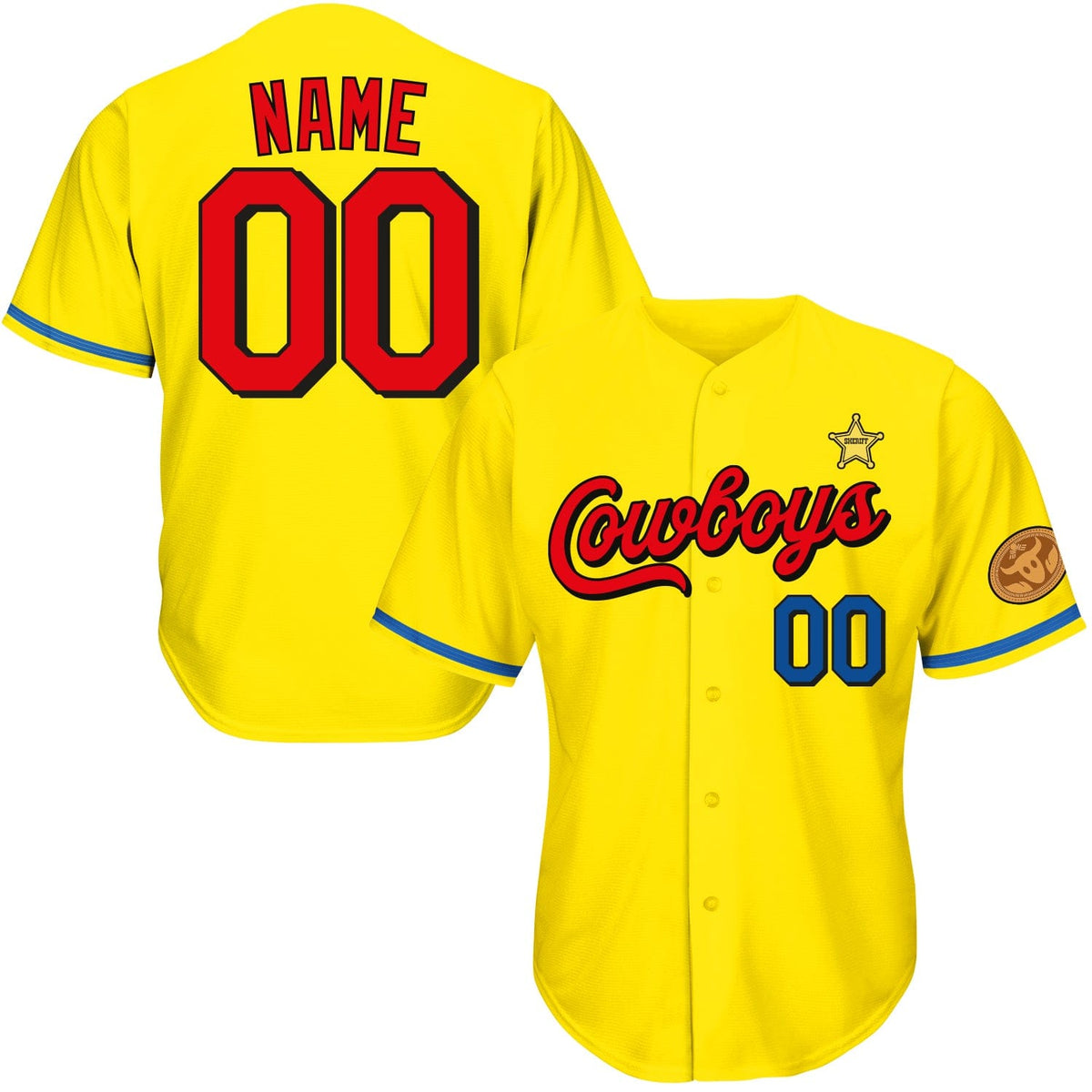 Cowboys Baseball Jersey