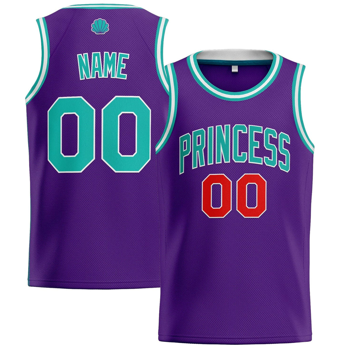 Princess Mermaid Basketball Jersey