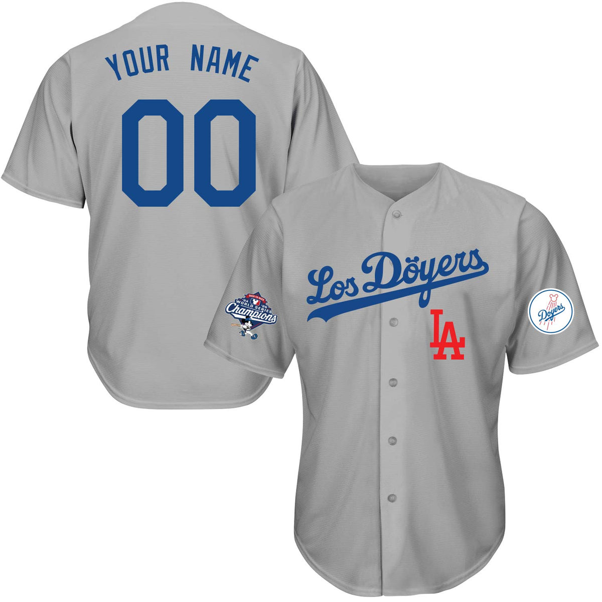 Los Doyers 2025 Campeones LA Baseball Jersey