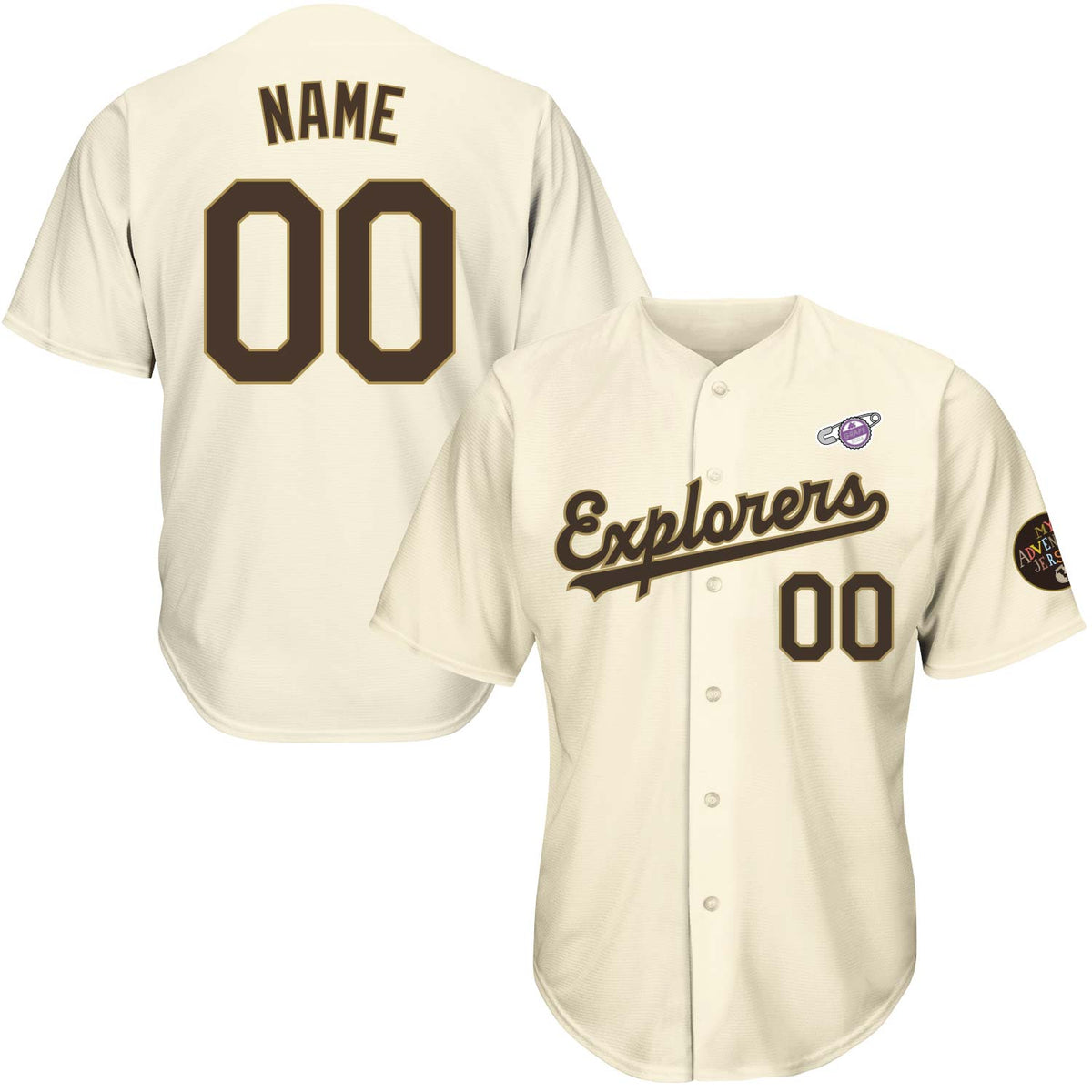 Explorers Carl Baseball Jersey