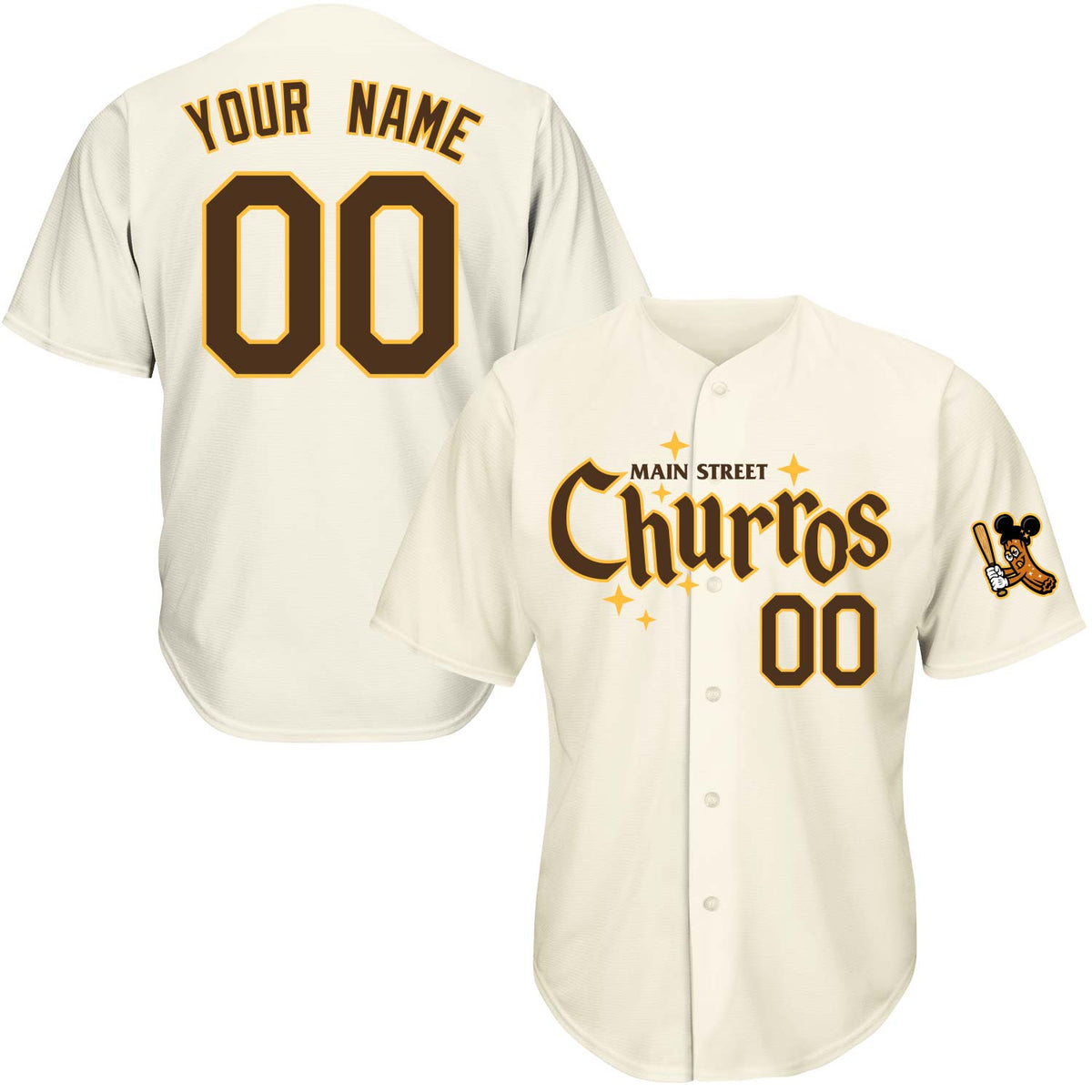 Churros Baseball Jersey