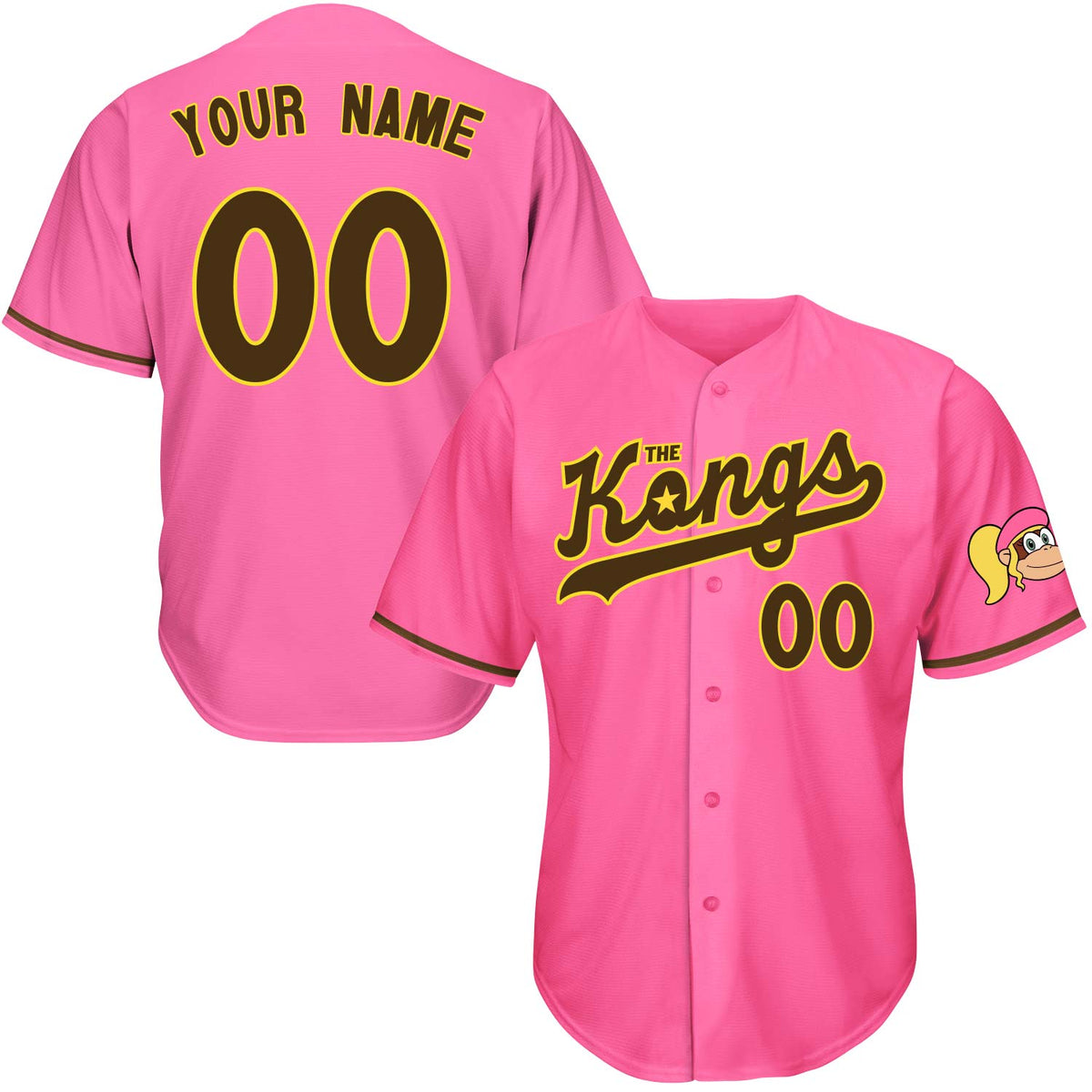 Dixie The Kongs Baseball Jersey