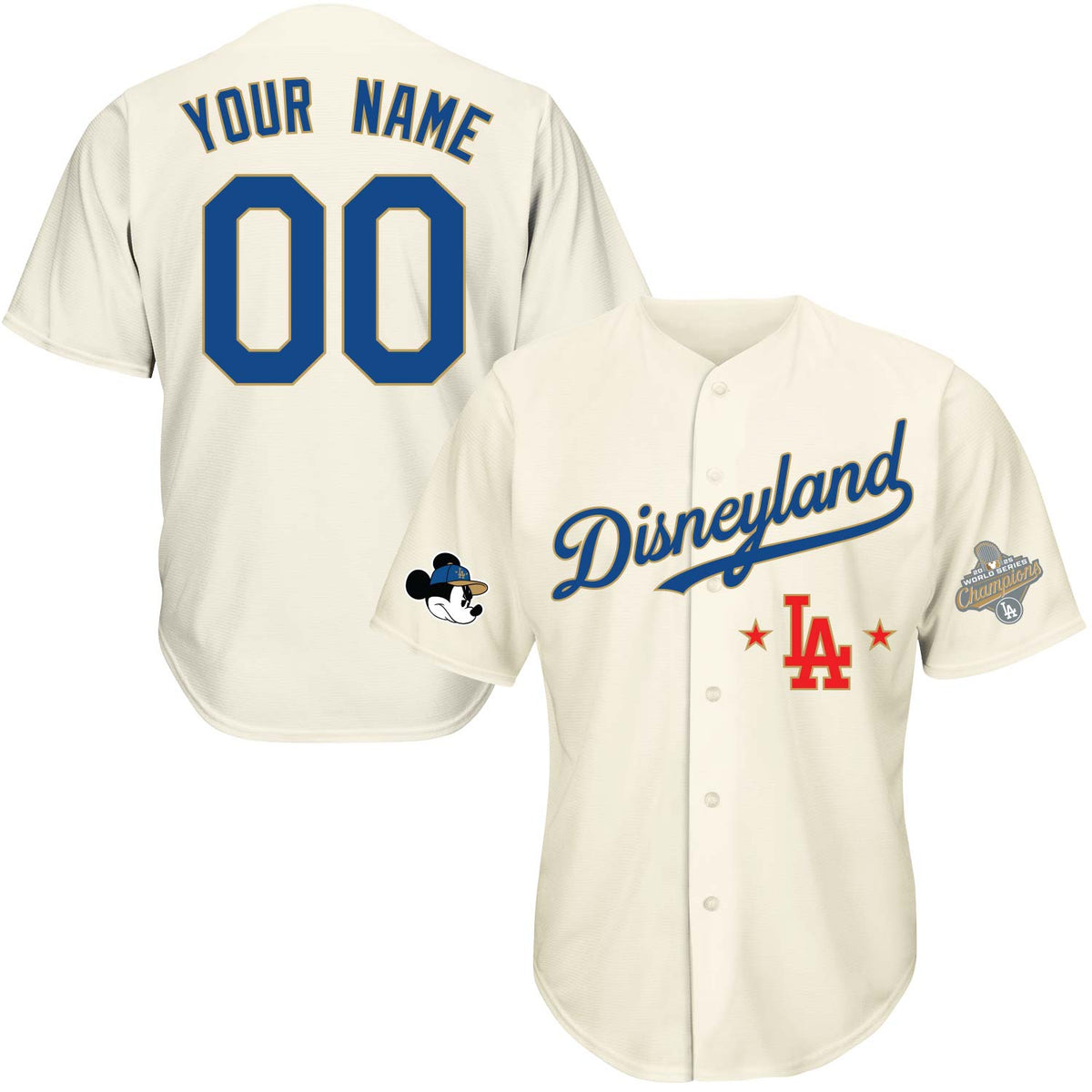 Gold Flying Dsnyland Baseball Jersey