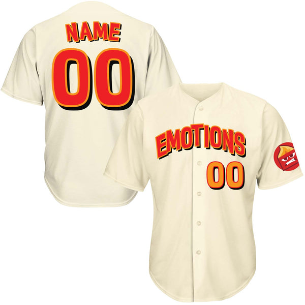 Emotions Anger Baseball jersey