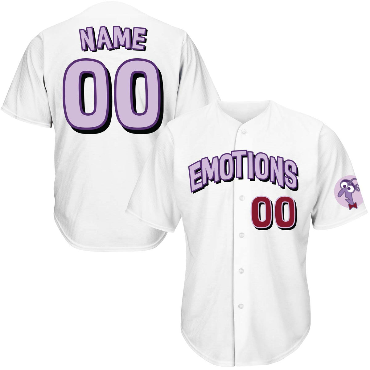 Emotions Fear Baseball jersey