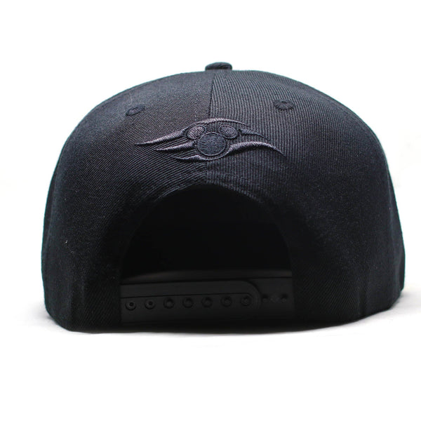 D Captain Hat - Black