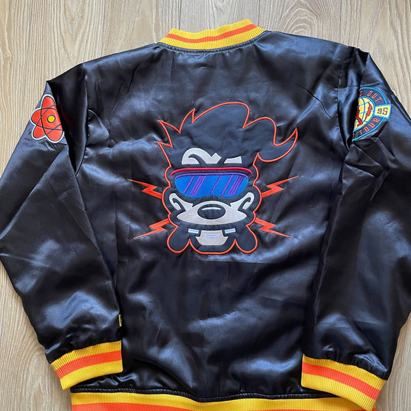 Powerline Varsity Satin Jacket - Ready to Ship