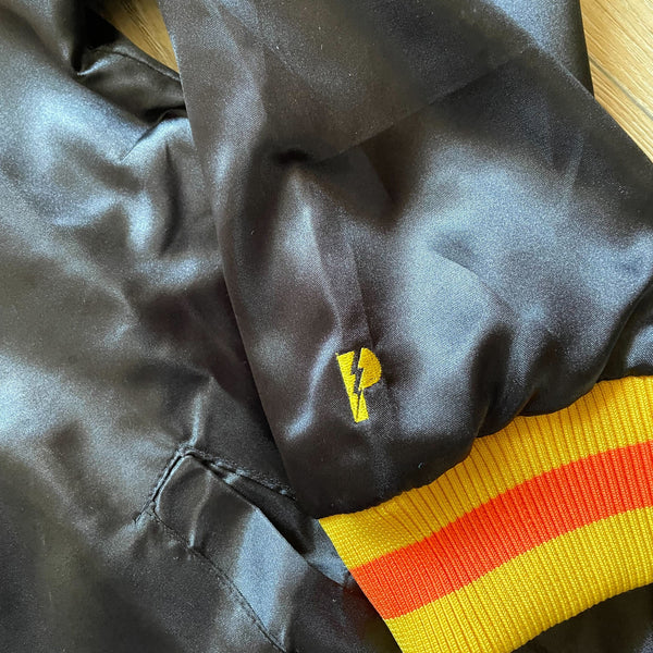 Powerline Varsity Satin Jacket - Ready to Ship