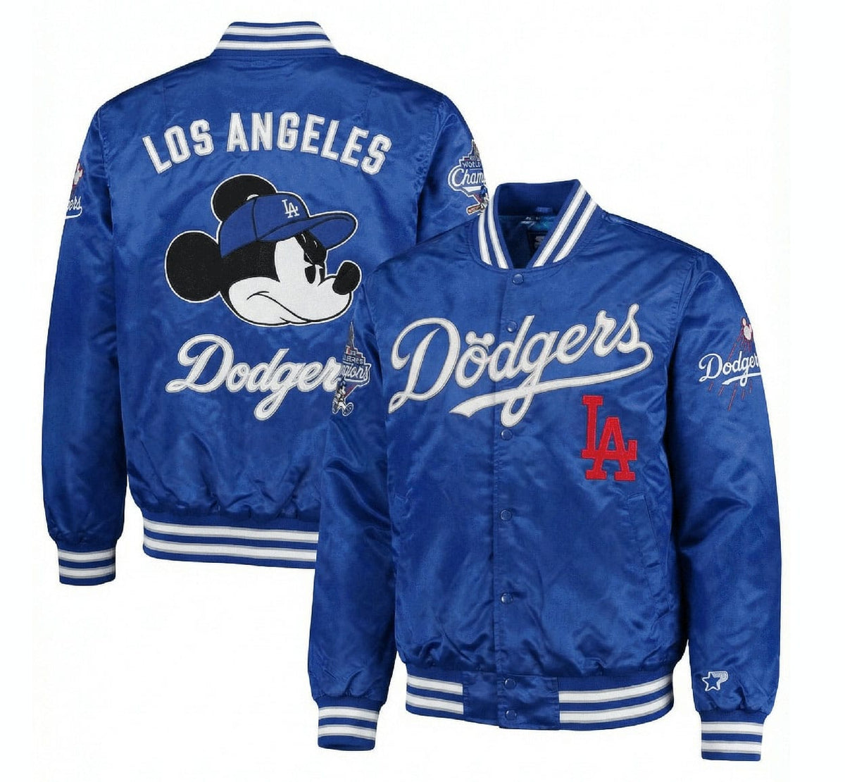 Dsnyland LA Satin Jacket - Royal Blue