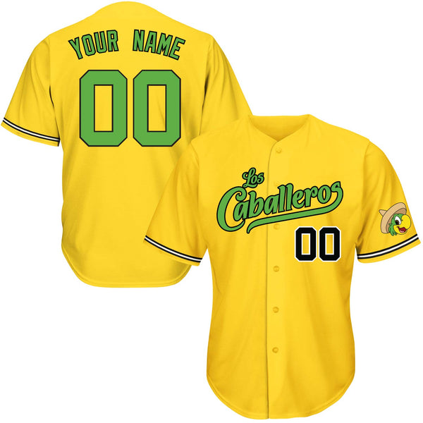 Los Caballeros Baseball Jersey - Parrot