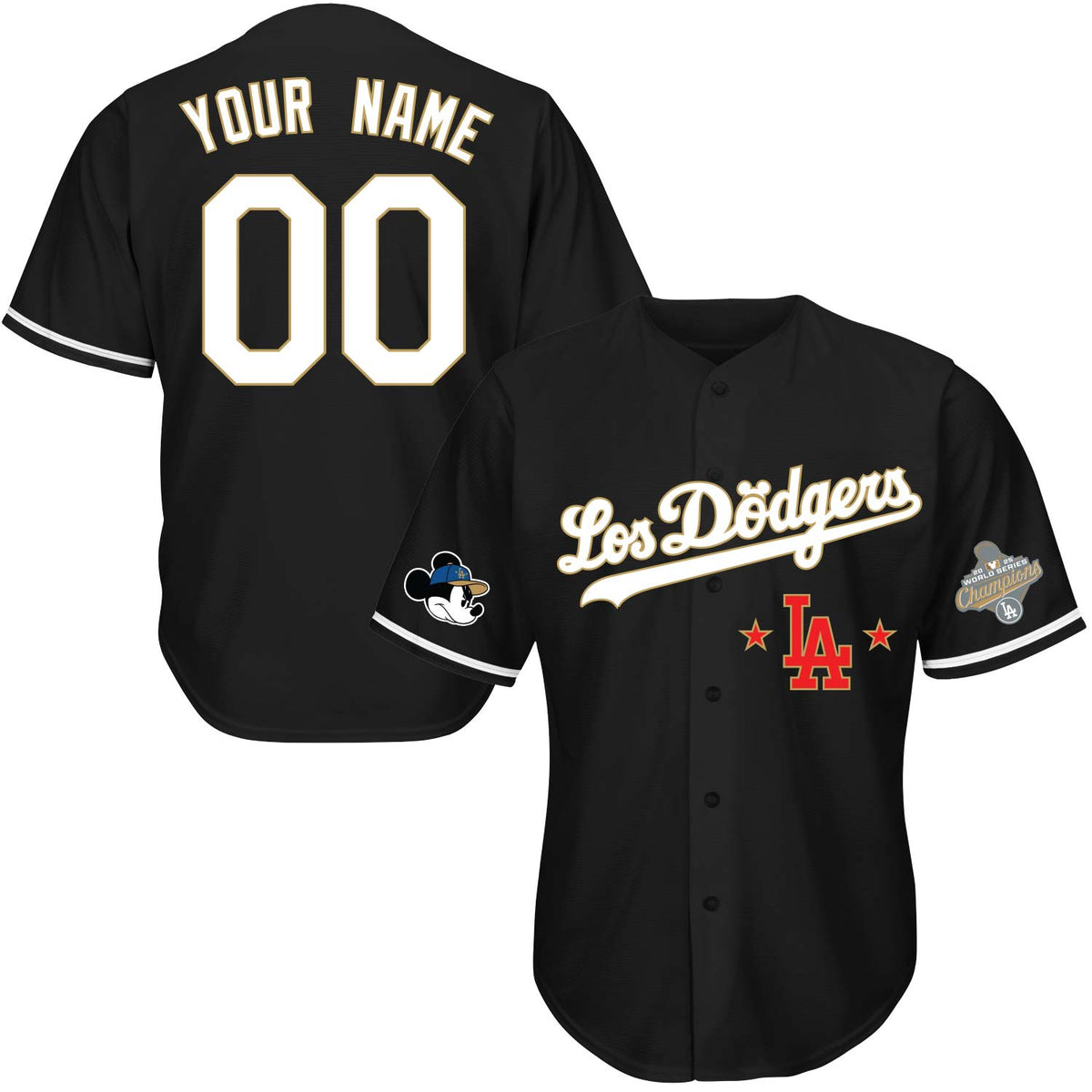 Gold Los Ddgrs Baseball Jersey