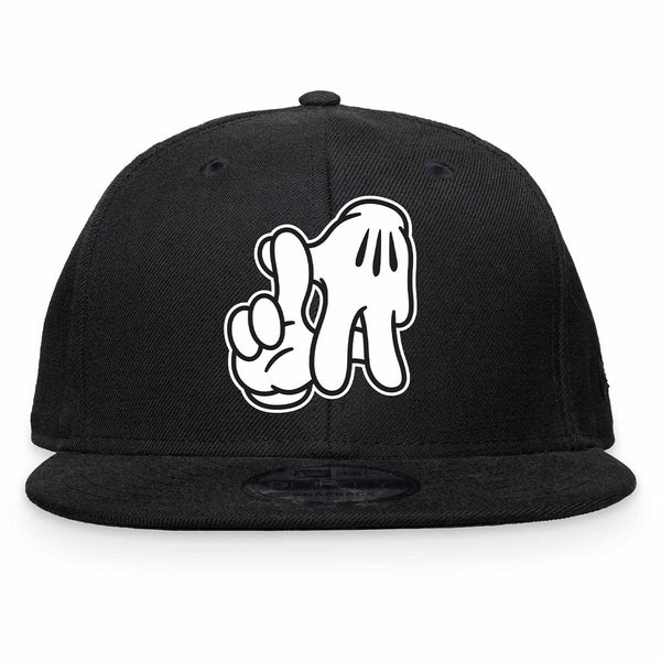 LA Mickey Hands (Black) - Snapback