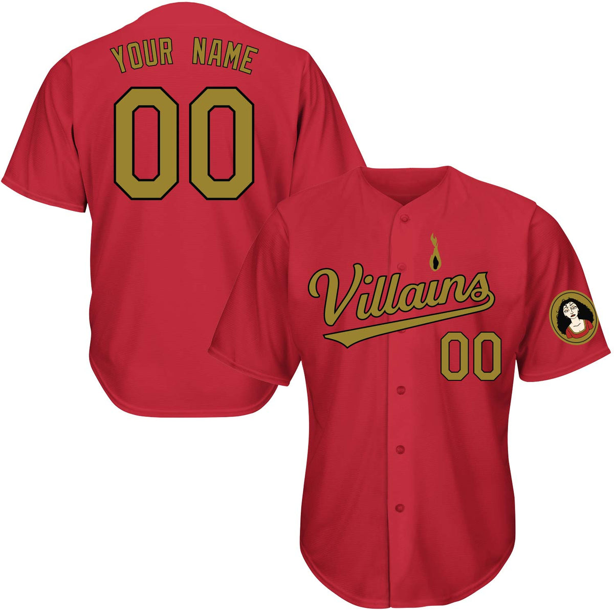 Villains Mother Gothel Baseball Jersey