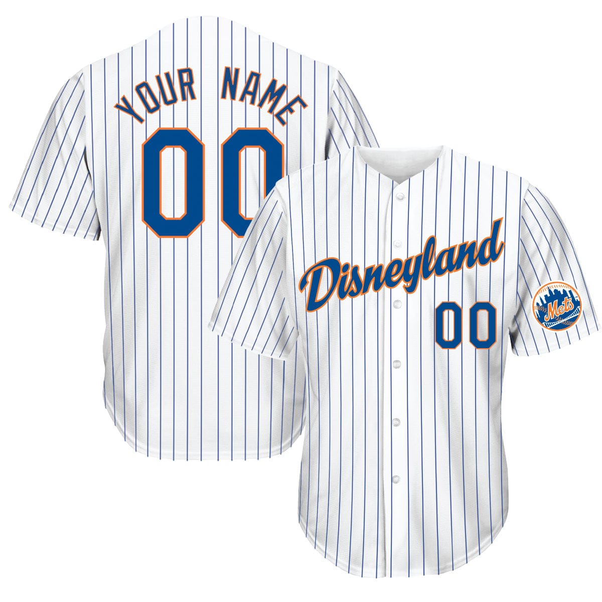 Hometown New York Pinstripes Baseball Jersey - Land