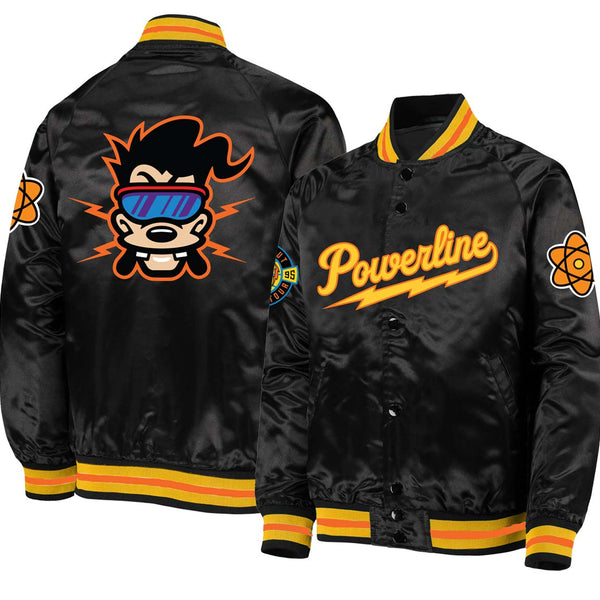 Powerline Varsity Satin Jacket