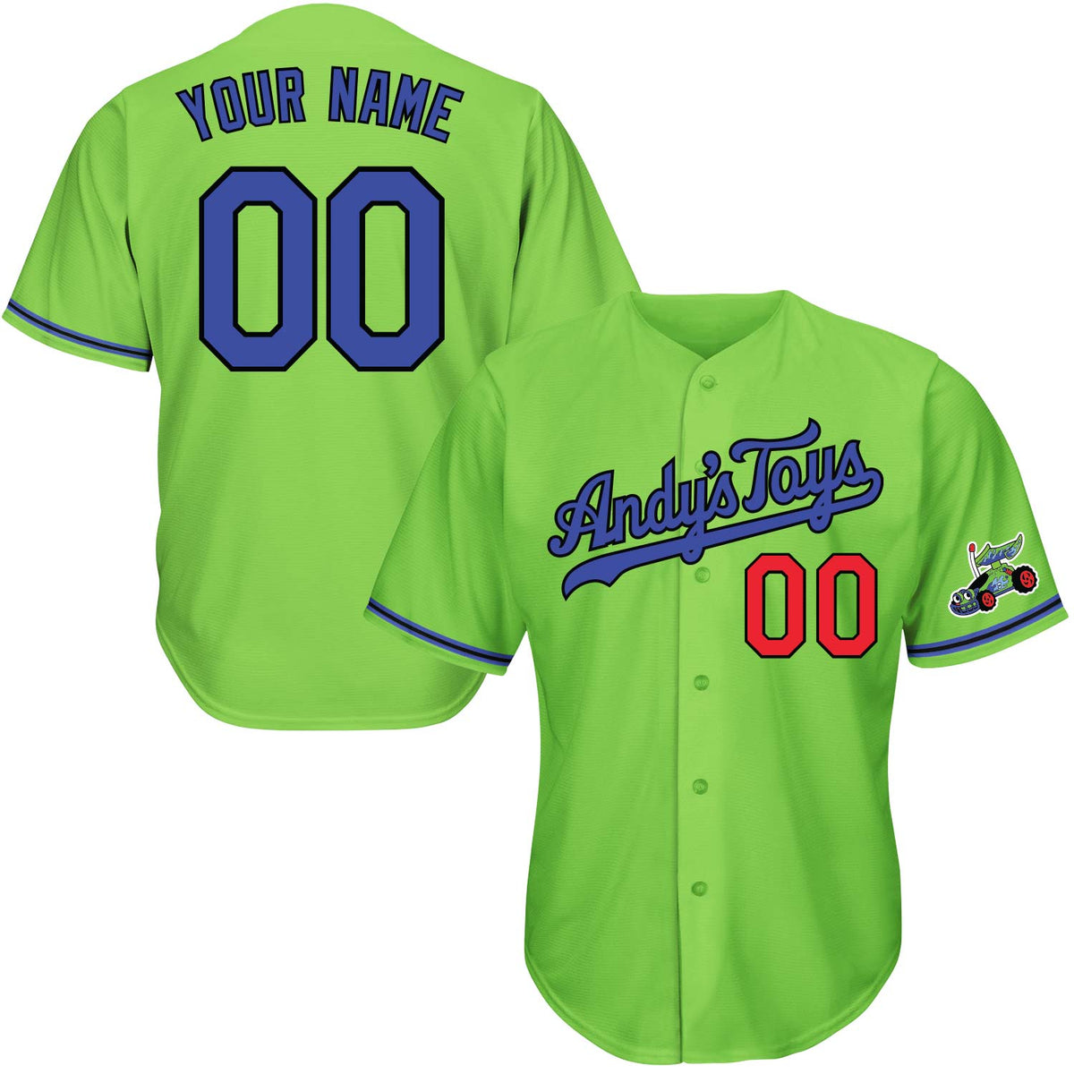 RC CAr Men  Baseball Jersey