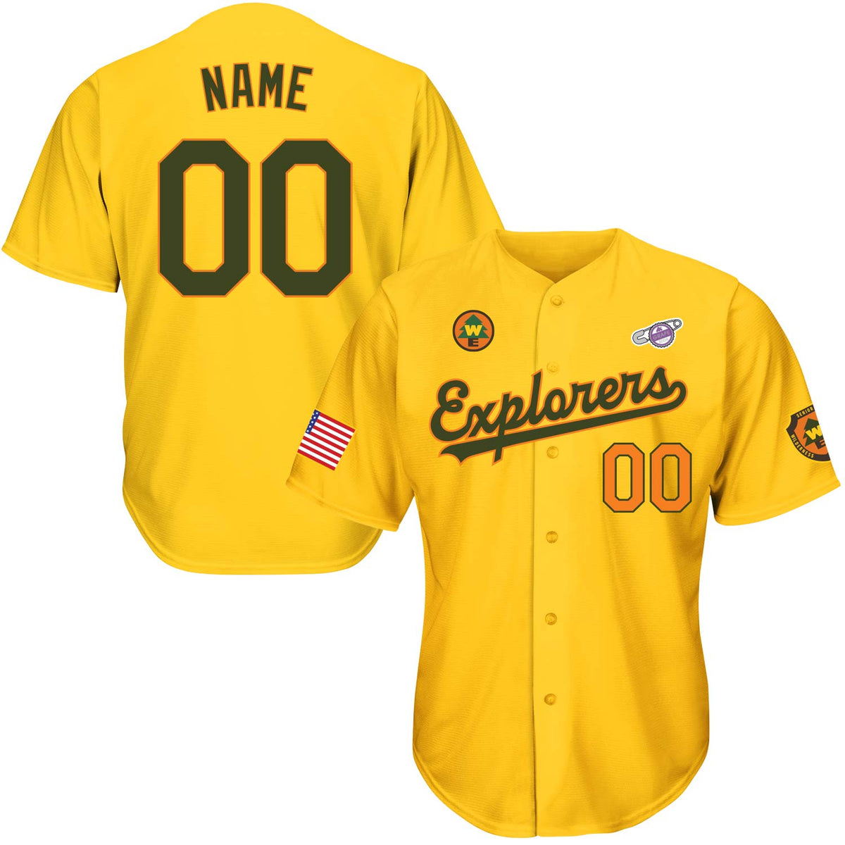 Explorers Russell Baseball Jersey