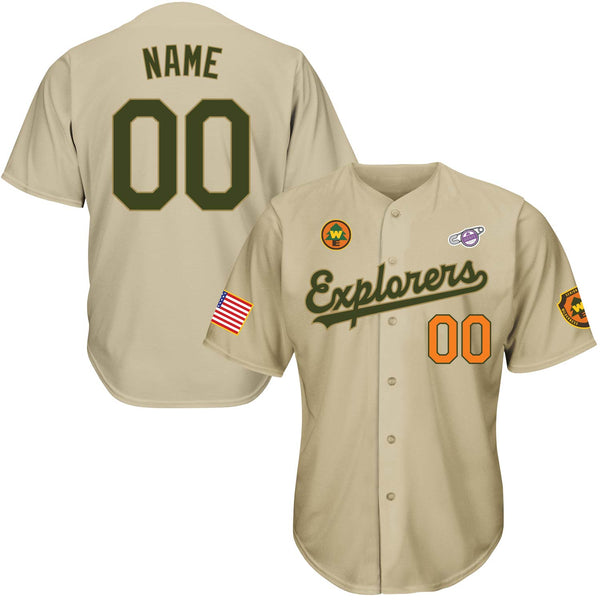 Explorers Russell Baseball Jersey