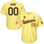 Explorers Russell Baseball Jersey - Light Yellow