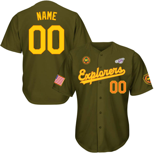 Explorers Russell Baseball Jersey