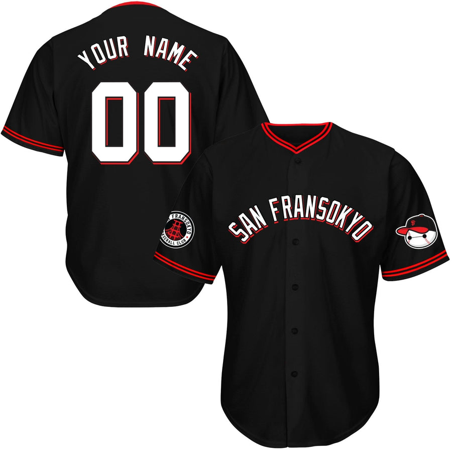 San Fransokyo City Baseball Jersey