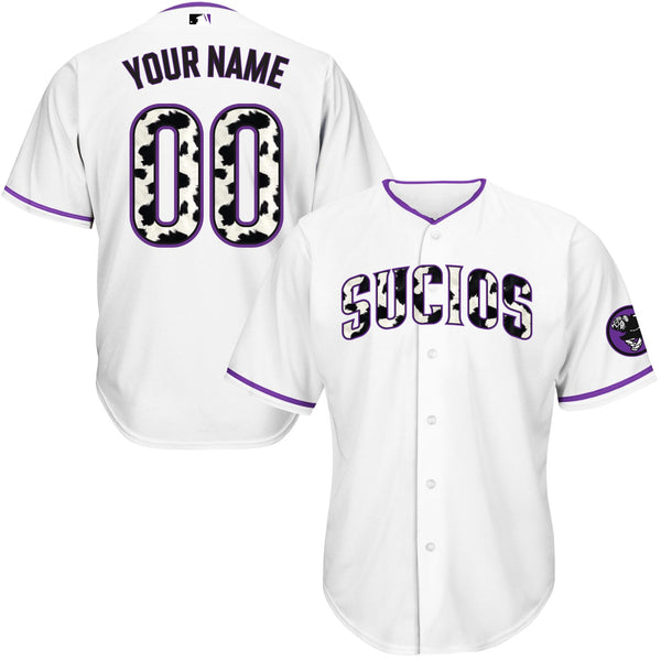 Sucios 619 Baseball Jersey - Cowprint