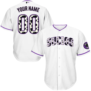 Sucios 619 Baseball Jersey - Cowprint
