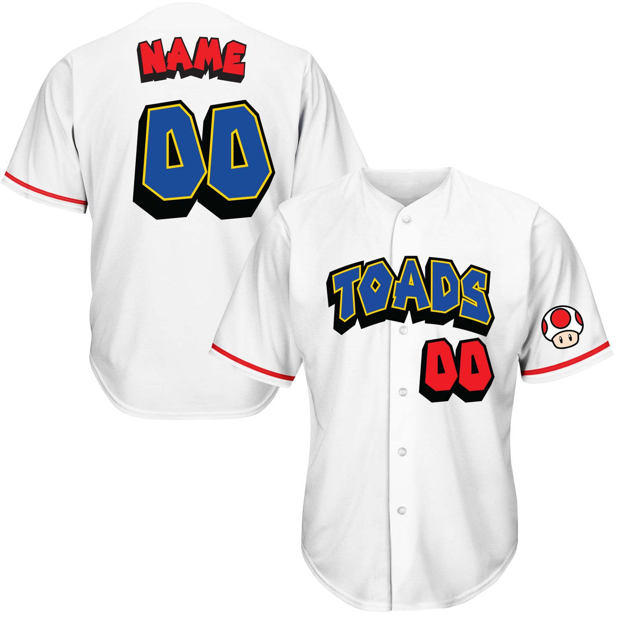 Retro Toad Baseball Jersey