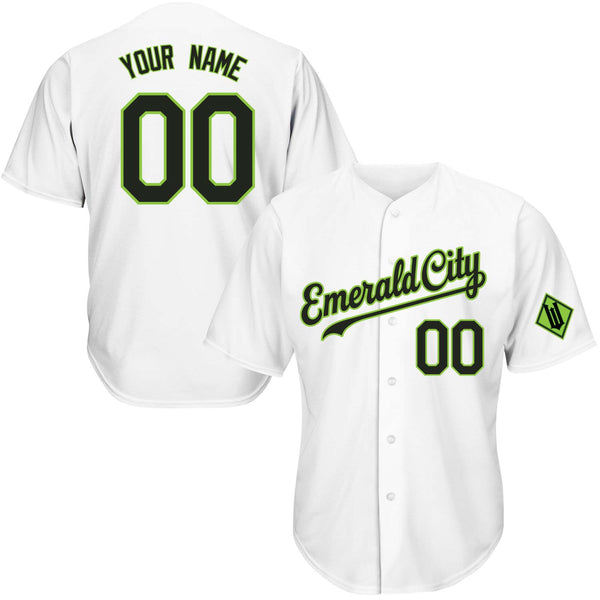 Emerald City Baseball Jerseys - Elphaba