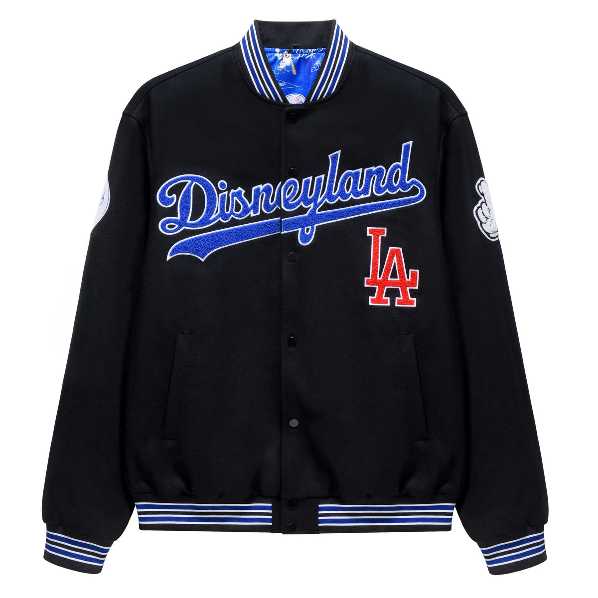 Hometown LA Letterman Wool Jacket (Black)