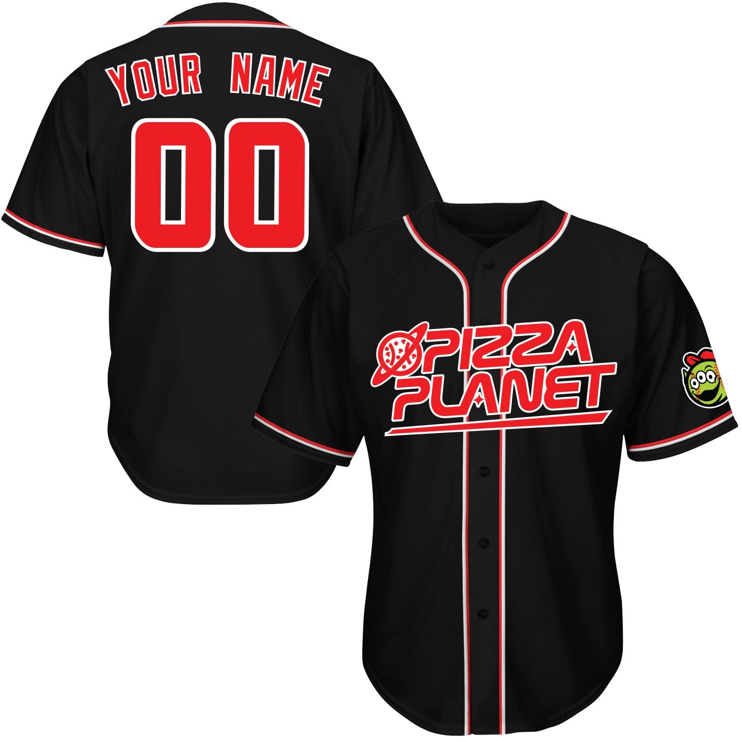 Alien Pizza Baseball Jersey – Park Friends
