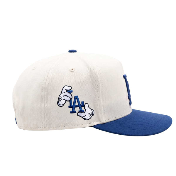 Shooting Mickey Ears (Cream/Blue) - A-Frame Snapback (Pre-Order)