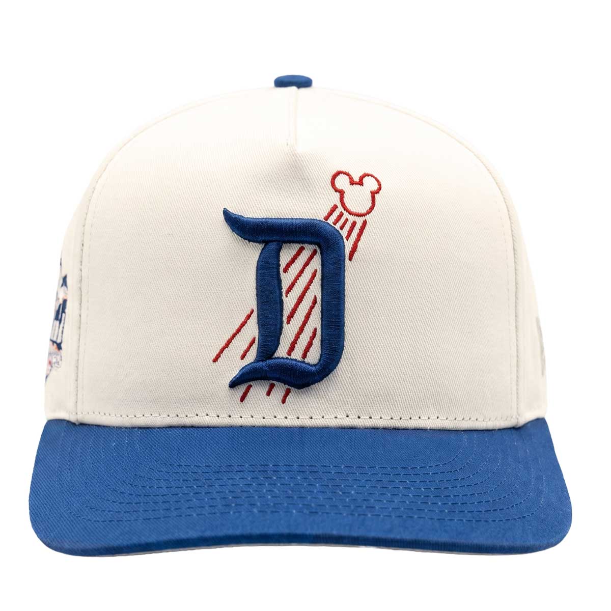 Shooting Mickey Ears (Cream/Blue) - A-Frame Snapback