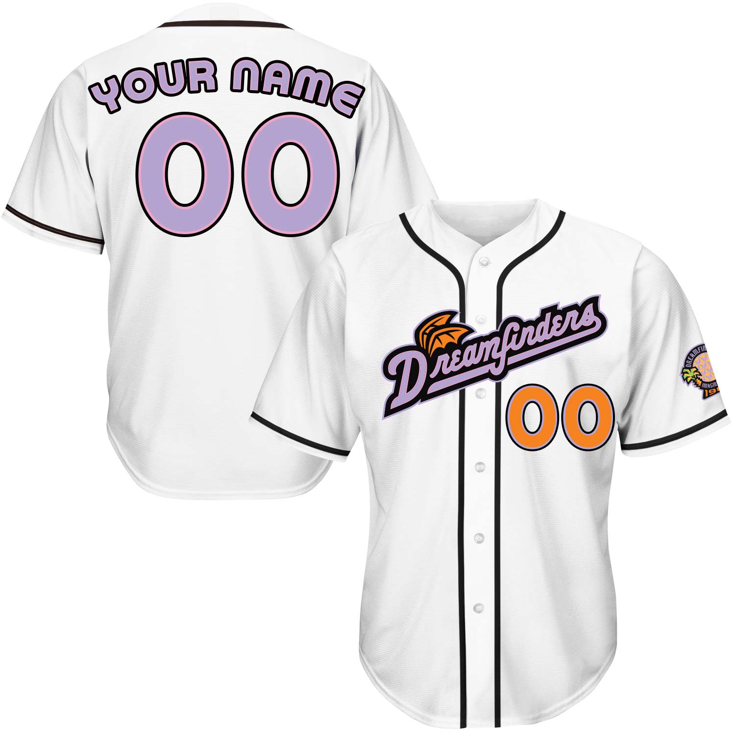 Dreamfinders Full-Button Baseball Jersey 5T