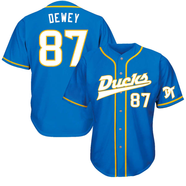 Ducks Baseball Jersey Dewey