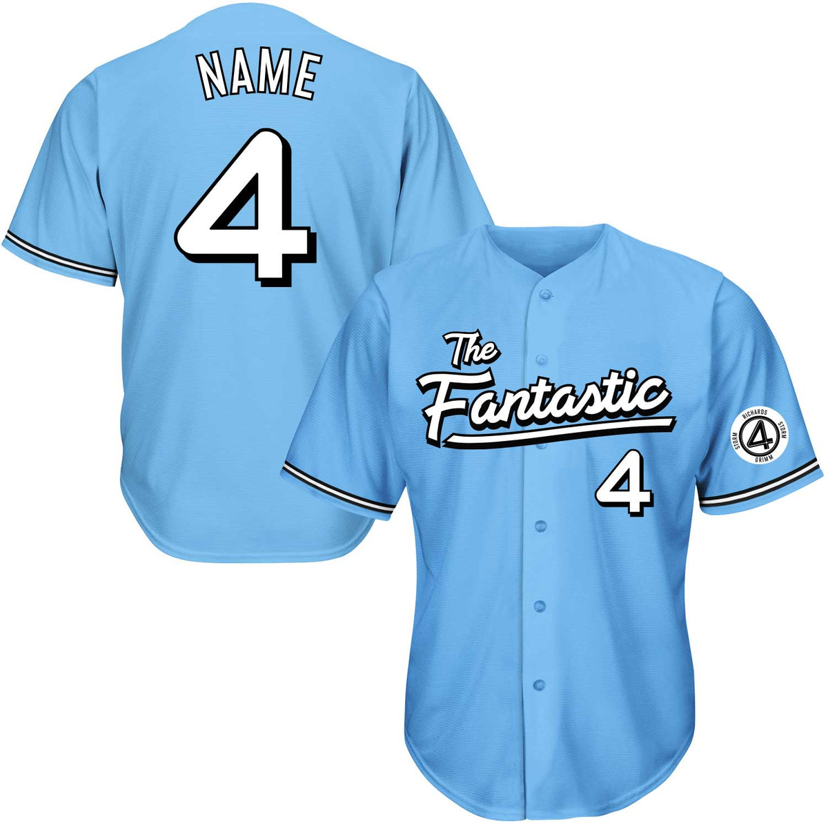Fantastic Four Baseball Jerseys