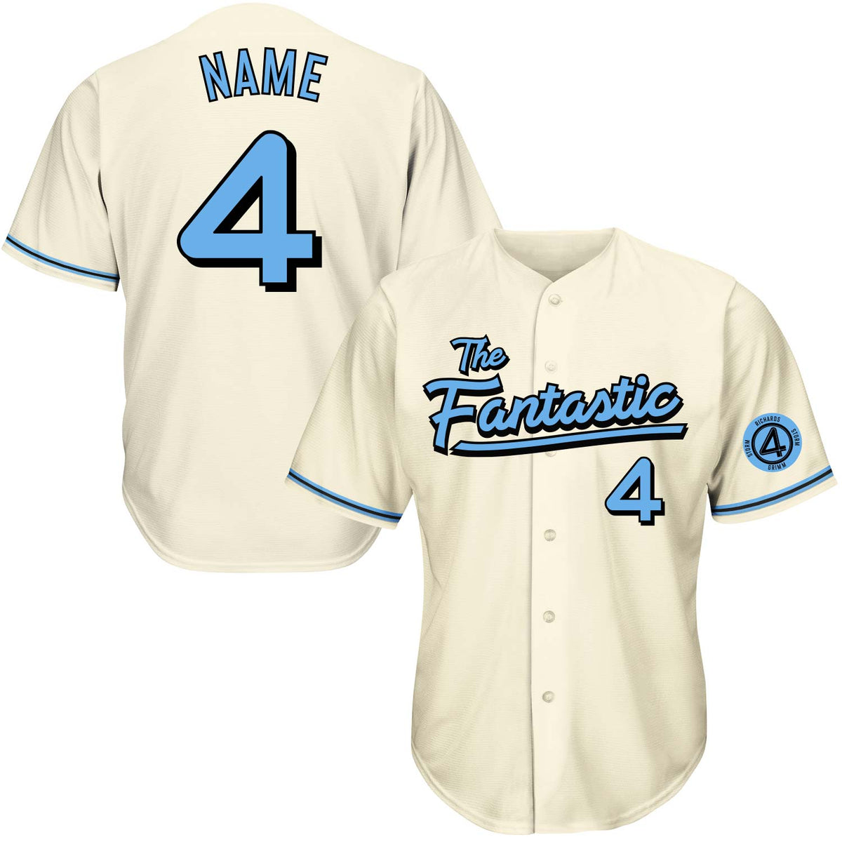 Fantastic Four Baseball Jerseys