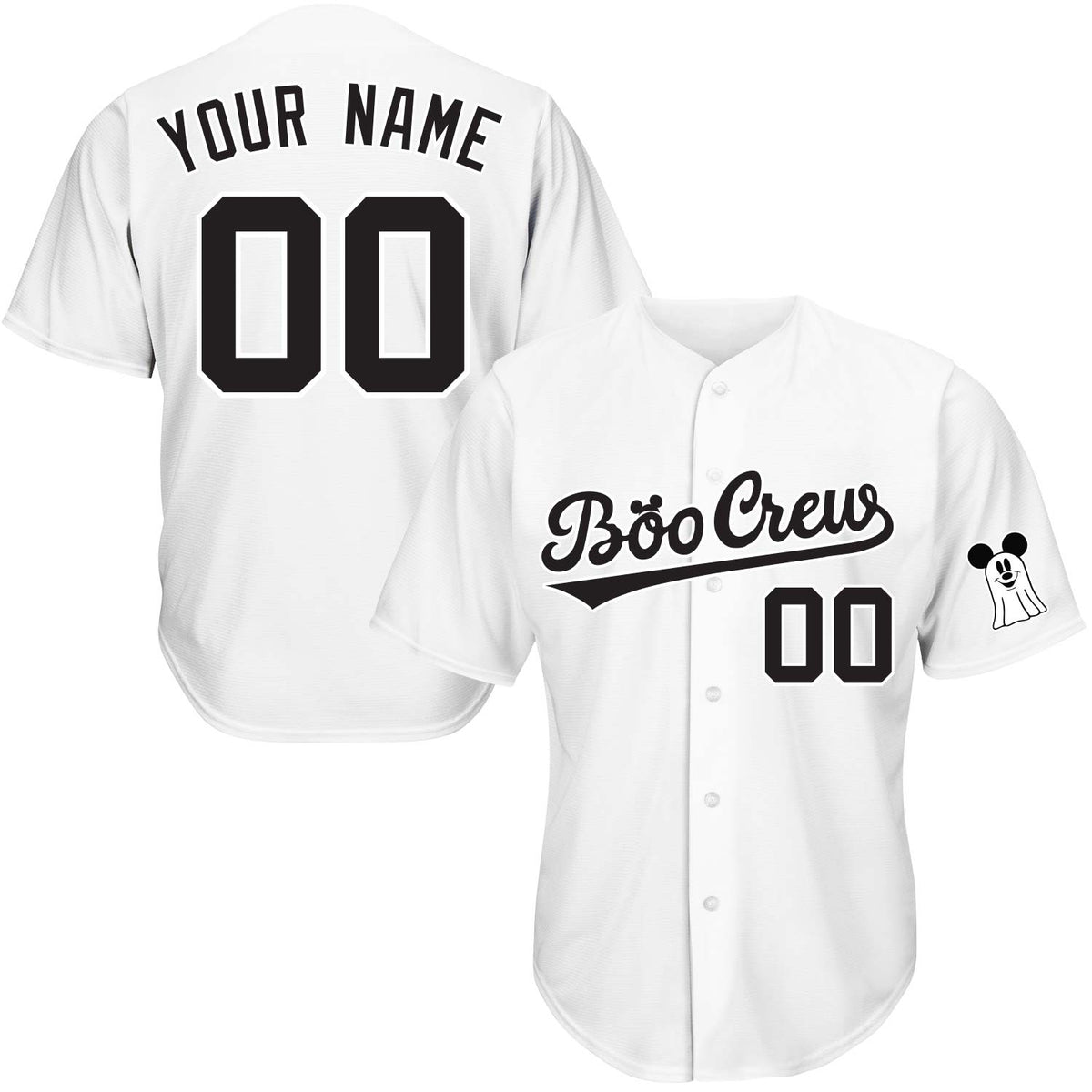 Mouse Ghost Baseball Jersey