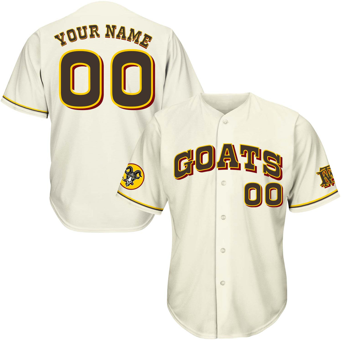 Goats Baseball Jersey