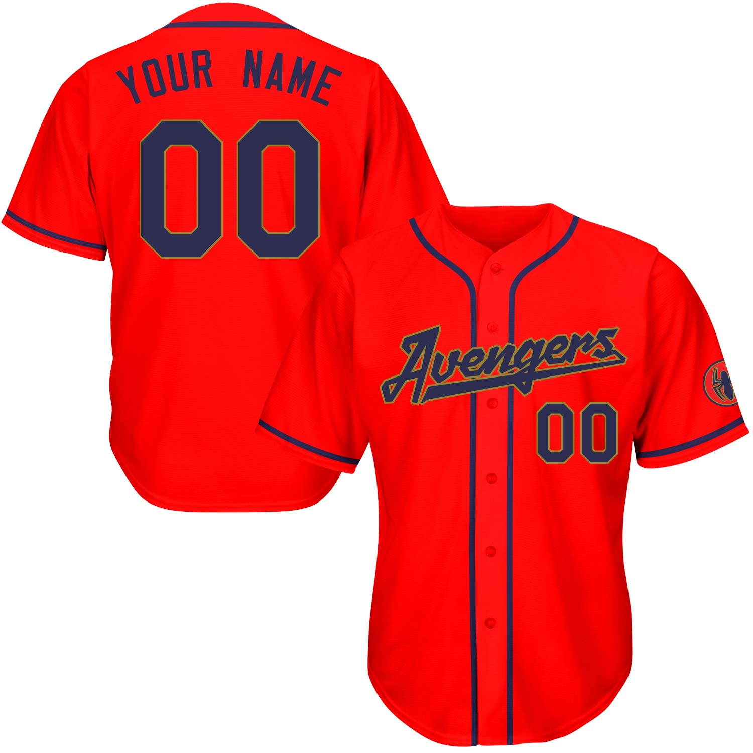 Atlanta Braves Custom Name Number Baseball Jersey Golden Flex Base
