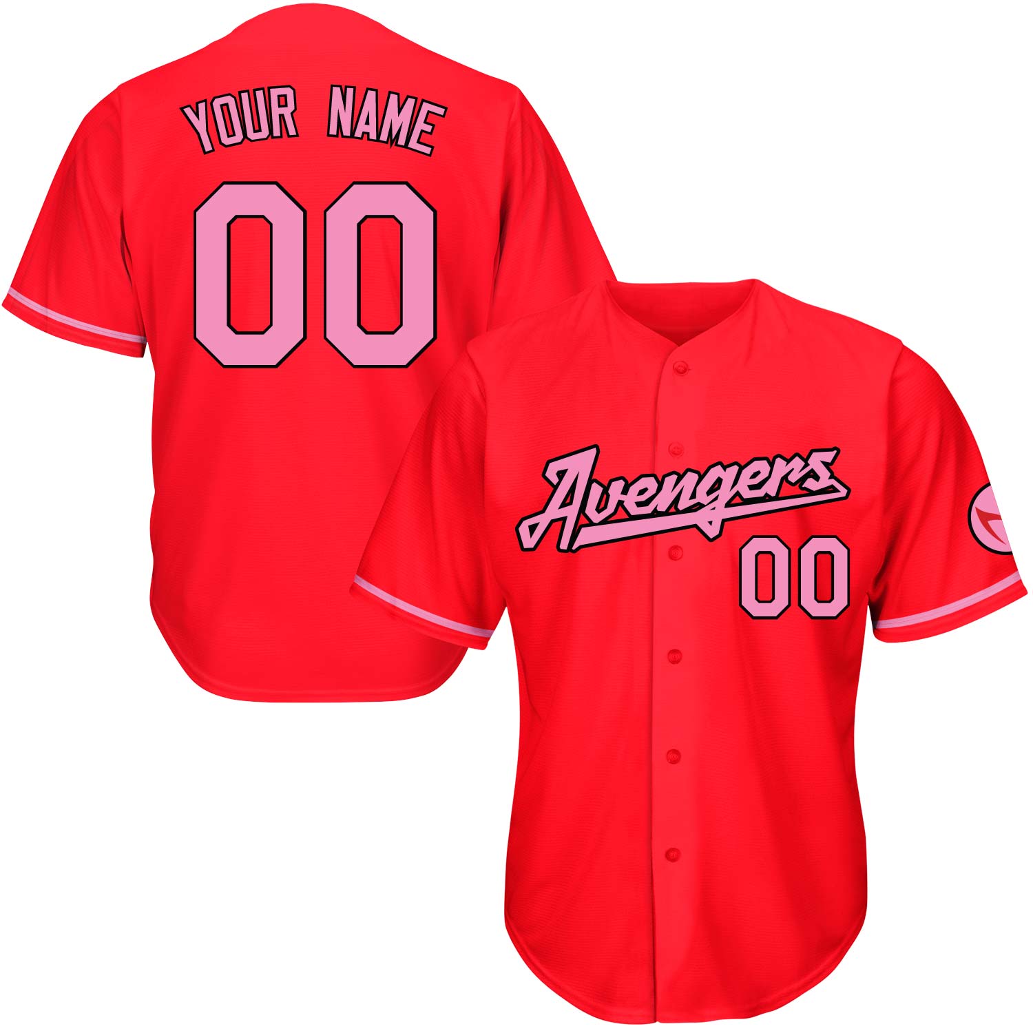 Avengers store baseball shirt