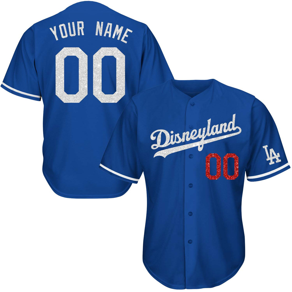 Hometown LA Sparkle Baseball Jersey