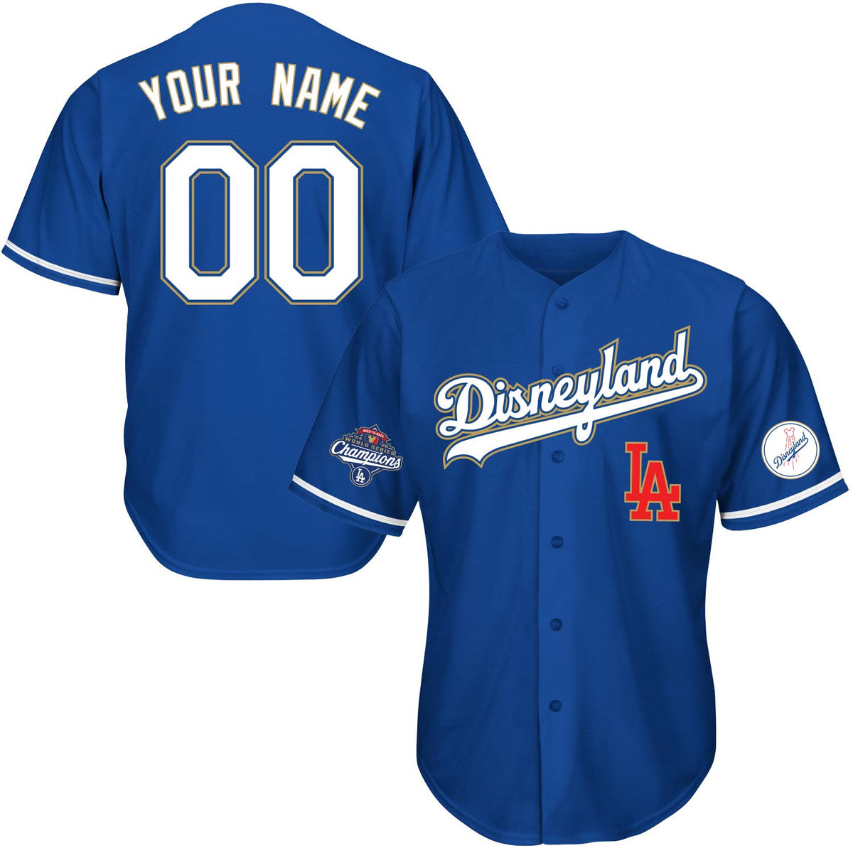 Hometown 2025 Gold Champs LA Baseball Jersey