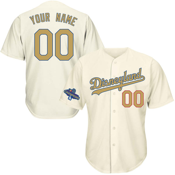 Hometown Gold Collection Baseball Jersey - Cream