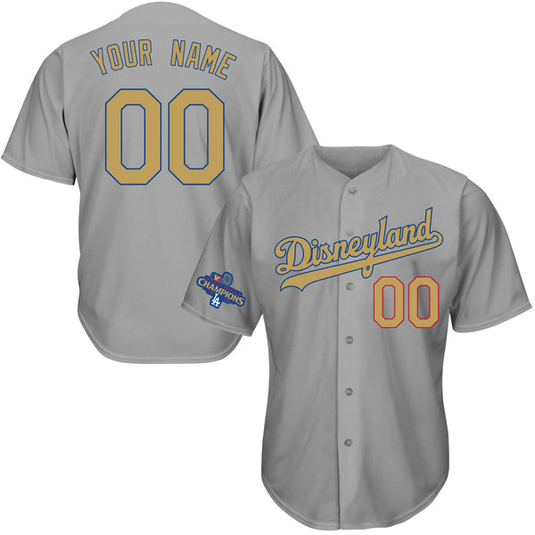 Hometown Gold Collection Baseball Jersey - Grey