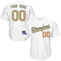 Hometown Gold Collection Baseball Jersey - White
